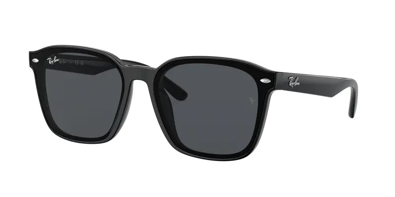 Ray - Ban Unisex RB4392D  601/87 Occhiali da sole Iniettato Nero Grigio Squadrata Normale