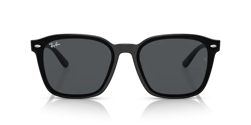 Ray - Ban Unisex RB4392D 601/87 Occhiali da sole Iniettato Nero Grigio Squadrata Normale miniatura 2