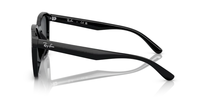 Ray - Ban Unisex RB4392D 601/87 Occhiali da sole Iniettato Nero Grigio Squadrata Normale miniatura 3