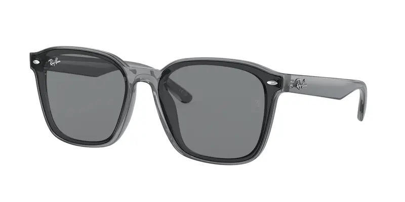 Ray - Ban Unisex RB4392D  645087 Occhiali da sole Iniettato Grigio Grigio Squadrata Normale