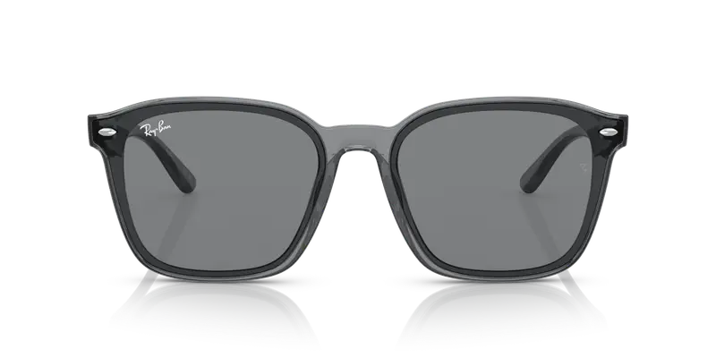 Ray - Ban Unisex RB4392D 645087 Occhiali da sole Iniettato Grigio Grigio Squadrata Normale miniatura 2