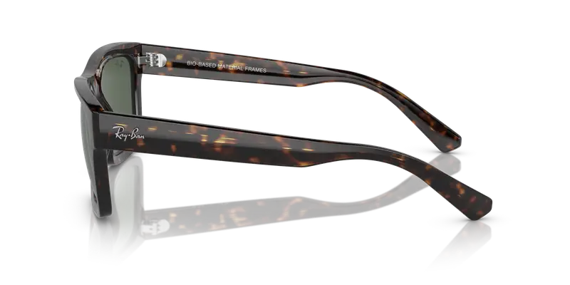 Ray - Ban Unisex RB4396 WARREN 135971 Occhiali da sole Acetato Tartaruga Blu Squadrata Normale miniatura 3