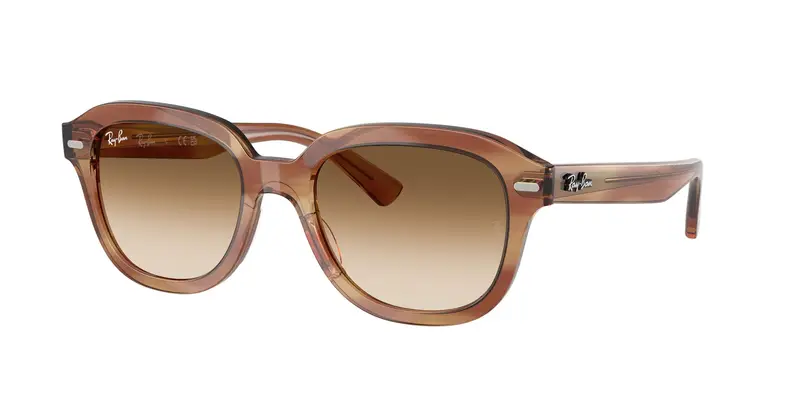 Unisex RB4398 ERIK 140351 Occhiali da sole Acetato Tartaruga Marrone Squadrata Normale Sfumato