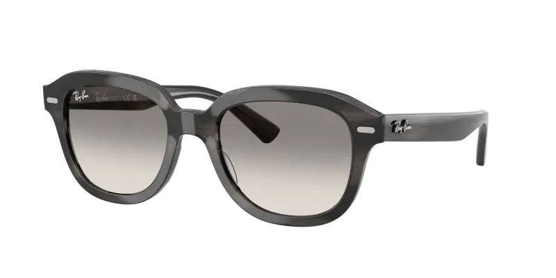 Unisex RB4398 ERIK 140432 Occhiali da sole Acetato Grigio Grigio Squadrata Normale Sfumato