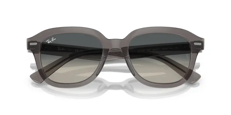 Unisex RB4398 ERIK 667571 Occhiali da sole Acetato Grigio Grigio Squadrata Normale Sfumato miniatura 2