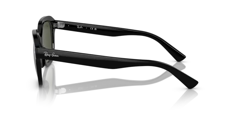 Ray - Ban Unisex RB4398 ERIK 901/31 Occhiali da sole Iniettato Nero Verde Squadrata Normale miniatura 3