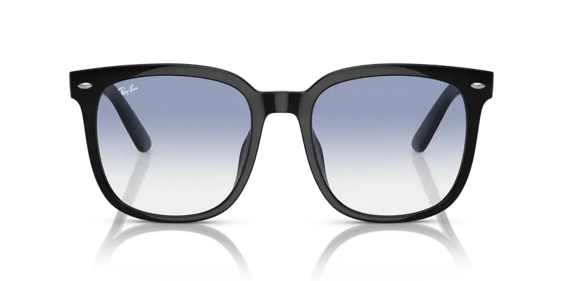 Ray - Ban Unisex RB4401D 601/19 Occhiali da sole Iniettato Nero Blu Squadrata Normale Sfumato miniatura 2