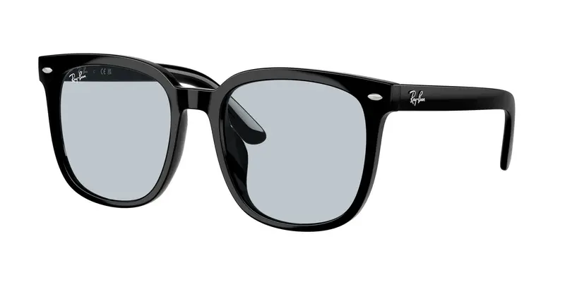 Ray - Ban Unisex RB4401D  601/72 Occhiali da sole Iniettato Nero Blu Squadrata Normale