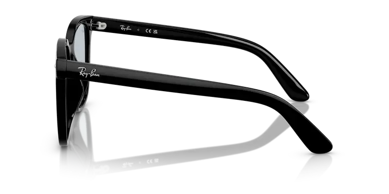 Ray - Ban Unisex RB4401D 601/72 Occhiali da sole Iniettato Nero Blu Squadrata Normale miniatura 3