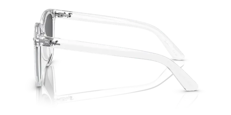 Ray - Ban Unisex RB4401D 64478G Occhiali da sole Iniettato Trasparente Grigio Squadrata Normale miniatura 3