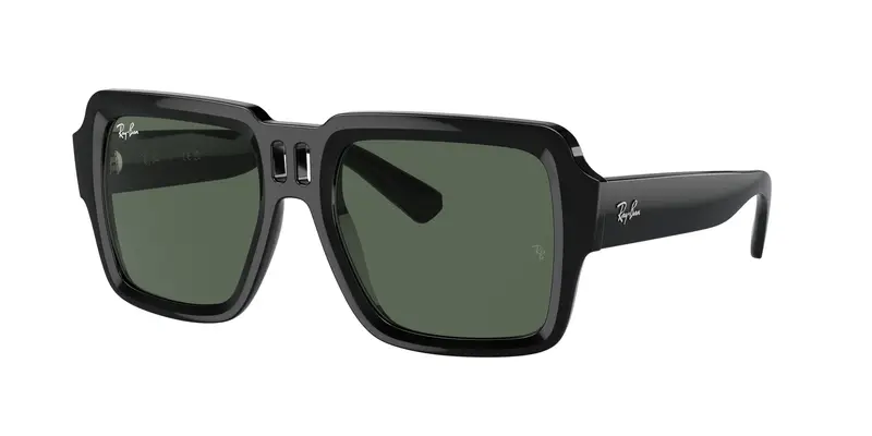 Ray - Ban Unisex RB4408 MAGELLAN 667771 Occhiali da sole Iniettato Nero Verde Squadrata Normale