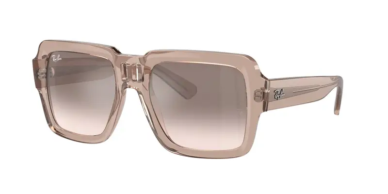 Ray - Ban Unisex RB4408 MAGELLAN 67278Z Occhiali da sole Iniettato Marrone Marrone Squadrata Normale Sfumato