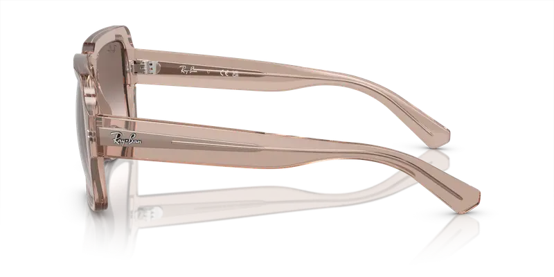 Ray - Ban Unisex RB4408 MAGELLAN 67278Z Occhiali da sole Iniettato Marrone Marrone Squadrata Normale Sfumato miniatura 3