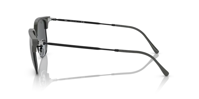 Ray - Ban Unisex RB4416 NEW CLUBMASTER 6653B1 Occhiali da sole Acetato Grigio Grigio Geometrica Normale miniatura 3