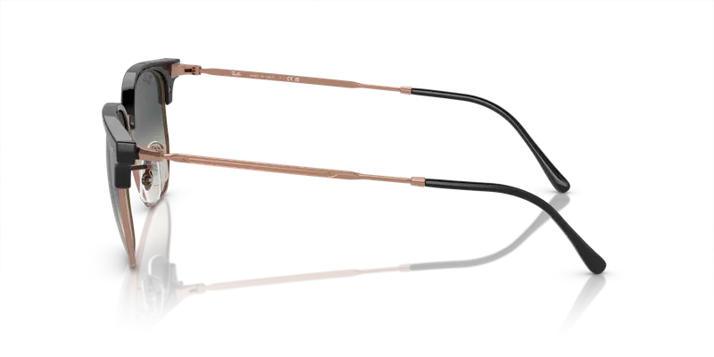 Ray - Ban Unisex RB4416 NEW CLUBMASTER 672071 Occhiali da sole Acetato Grigio Grigio Geometrica Normale Sfumato miniatura 3