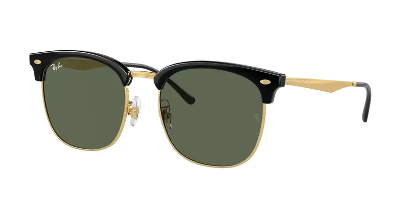 Ray - Ban Unisex RB4418D 601/31 Occhiali da sole Iniettato Nero Verde Squadrata Normale