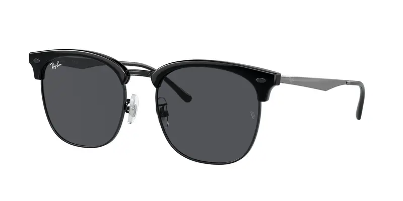 Ray - Ban Unisex RB4418D 673487 Occhiali da sole Iniettato Nero Grigio Squadrata Normale