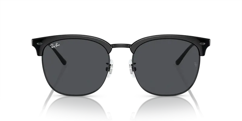 Ray - Ban Unisex RB4418D 673487 Occhiali da sole Iniettato Nero Grigio Squadrata Normale miniatura 2