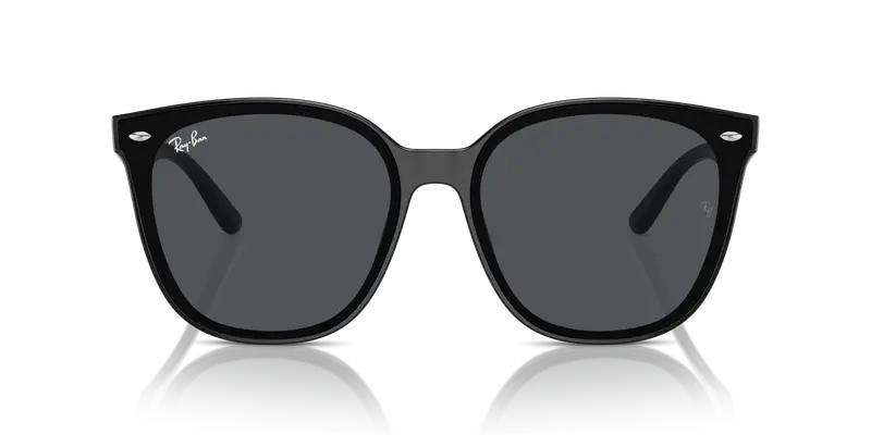 Ray - Ban Unisex RB4423D 601/87 Occhiali da sole Iniettato Nero Grigio Squadrata Normale miniatura 2