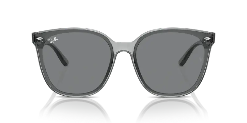 Ray - Ban Unisex RB4423D 645087 Occhiali da sole Iniettato Grigio Marrone Squadrata Normale miniatura 2