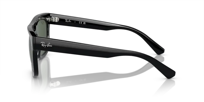 Ray - Ban Unisex RB4426 PHIL 667771 Occhiali da sole Iniettato Nero Verde Squadrata Normale miniatura 3