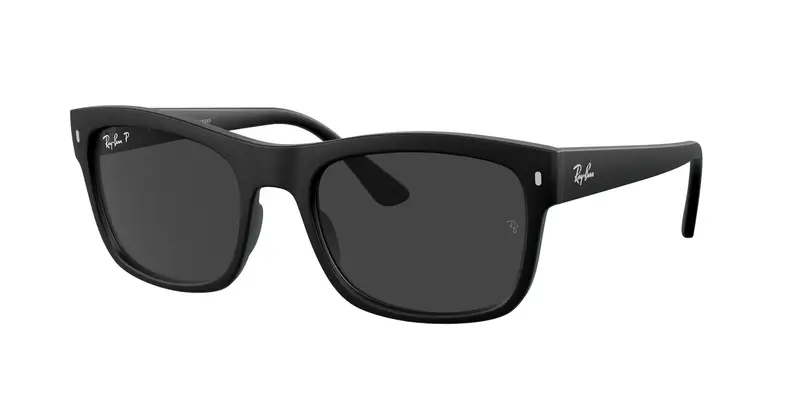 Ray - Ban Unisex RB4428  601S48 Occhiali da sole Acetato Nero Nero Squadrata Polarizzata