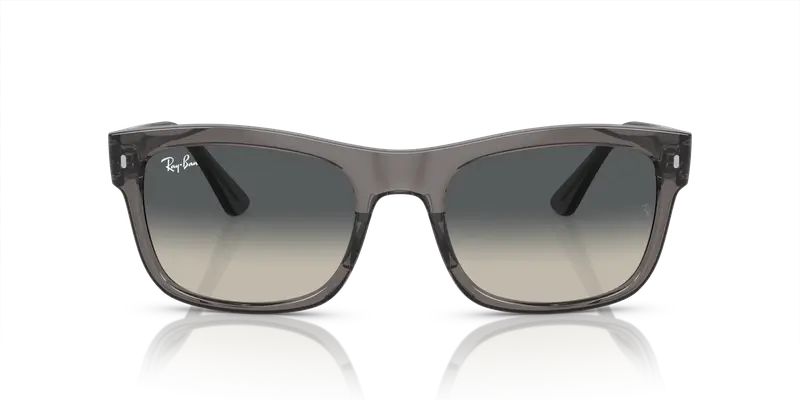 Ray - Ban Unisex RB4428 667571 Occhiali da sole Acetato Grigio Grigio Squadrata Normale Sfumato miniatura 2