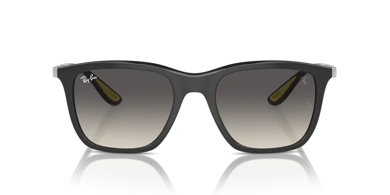 Ray - Ban Unisex RB4433M F62411 Occhiali da sole Nylon Grigio Grigio Squadrata Normale Sfumato miniatura 2