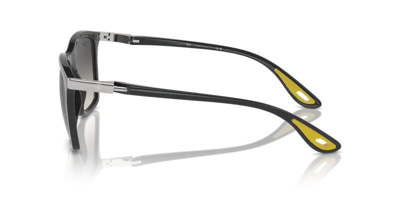 Ray - Ban Unisex RB4433M F62411 Occhiali da sole Nylon Grigio Grigio Squadrata Normale Sfumato miniatura 3