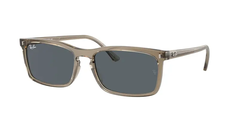 Unisex RB4435 6765R5 Occhiali da sole Acetato Marrone Blu Squadrata Normale