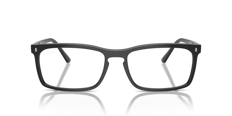 Ray - Ban Unisex RB4435 901/GJ Occhiali da sole Acetato Nero Verde Squadrata Fotocromatiche Fotocromatico miniatura 2