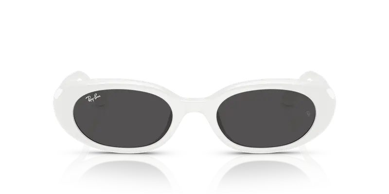 Ray - Ban Unisex RB4441D 677287 Occhiali da sole Iniettato Bianco Marrone Pillow Normale miniatura 2