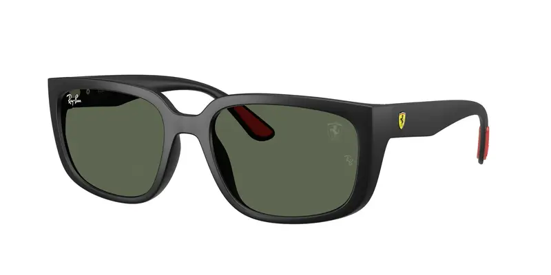 Ray - Ban Unisex RB4443M  F60271 Occhiali da sole Peek Nero Verde Squadrata Normale