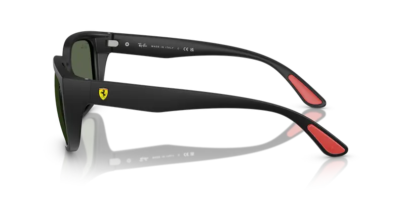 Ray - Ban Unisex RB4443M F60271 Occhiali da sole Peek Nero Verde Squadrata Normale miniatura 3