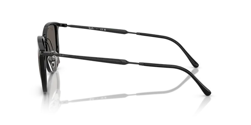 Ray - Ban Unisex RB4451 601/B1 Occhiali da sole Nylon Nero Grigio Geometrica Normale miniatura 3