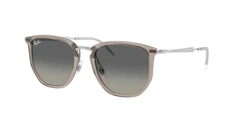 Ray - Ban Unisex RB4451  680271 Occhiali da sole Nylon Grigio Grigio Geometrica Normale Sfumato