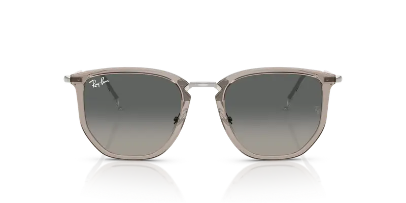 Ray - Ban Unisex RB4451 680271 Occhiali da sole Nylon Grigio Grigio Geometrica Normale Sfumato miniatura 2