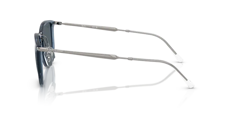 Ray - Ban Unisex RB4451 6803R5 Occhiali da sole Nylon Blu Blu Geometrica Normale miniatura 3