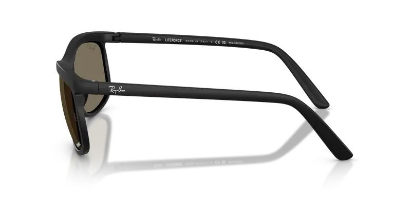 Ray - Ban Unisex RB4452CH 601S87 Occhiali da sole Peek Nero Grigio Squadrata Polarizzata miniatura 3