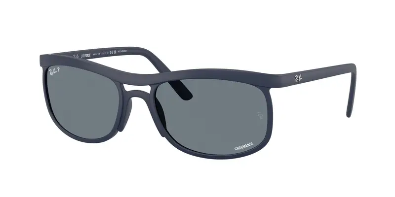 Ray - Ban Unisex RB4452CH  633180 Occhiali da sole Peek Blu Blu Squadrata Polarizzata