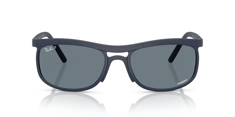 Ray - Ban Unisex RB4452CH 633180 Occhiali da sole Peek Blu Blu Squadrata Polarizzata miniatura 2