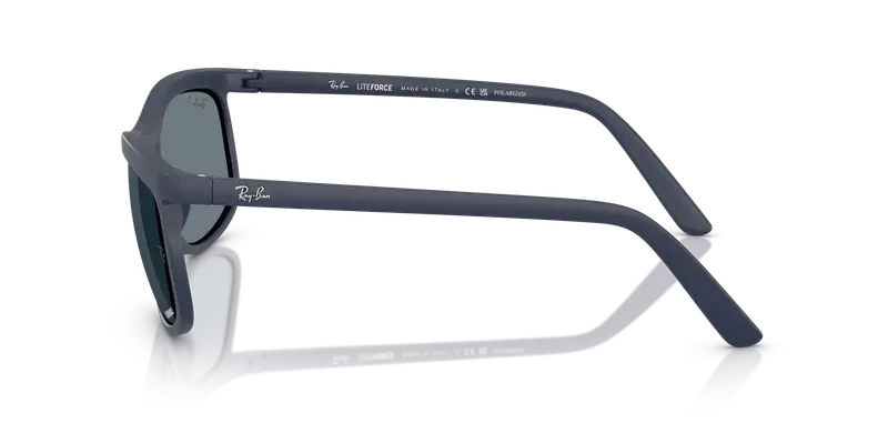 Ray - Ban Unisex RB4452CH 633180 Occhiali da sole Peek Blu Blu Squadrata Polarizzata miniatura 3