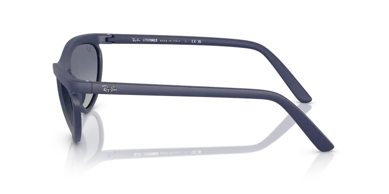 Ray - Ban Unisex RB4453 60154L Occhiali da sole Peek Blu Blu Pillow Normale Sfumato miniatura 3