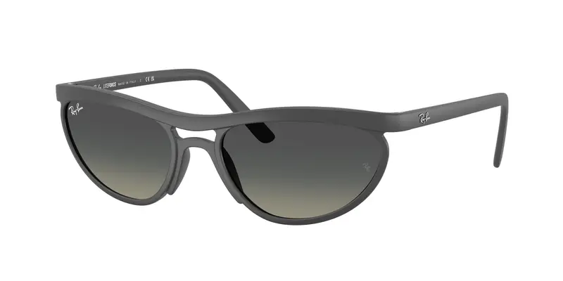 Ray - Ban Unisex RB4453  601711 Occhiali da sole Peek Grigio Grigio Pillow Normale Sfumato