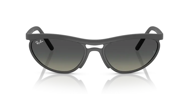 Ray - Ban Unisex RB4453 601711 Occhiali da sole Peek Grigio Grigio Pillow Normale Sfumato miniatura 2