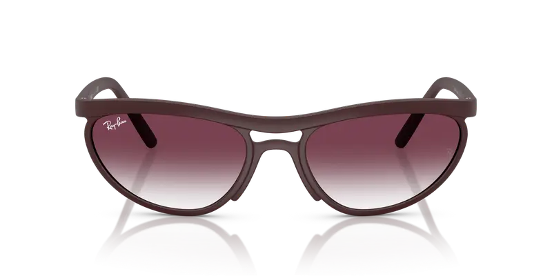 Ray - Ban Unisex RB4453 64458H Occhiali da sole Peek Viola Viola Pillow Normale Sfumato miniatura 2