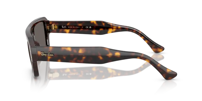 Ray - Ban Unisex RB4454 LUKAS 1359B1 Occhiali da sole Acetato Tartaruga Grigio Squadrata Normale miniatura 3