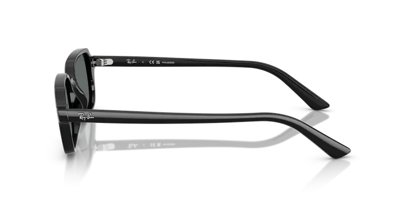 Ray - Ban Unisex RB4455 ZURI 667781 Occhiali da sole Iniettato Nero Grigio Pillow Polarizzata miniatura 3