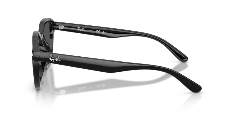 Ray - Ban Unisex RB4458D 601/87 Occhiali da sole Nylon Nero Grigio Squadrata Normale miniatura 3