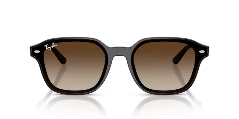 Ray - Ban Unisex RB4458D 714/13 Occhiali da sole Nylon Marrone Marrone Squadrata Normale Sfumato miniatura 2